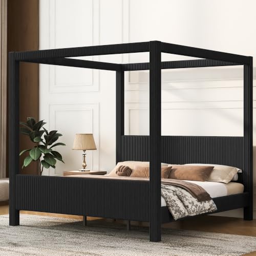 King Size Canopy Bed Frame, view 4