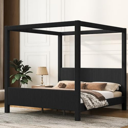 King Size Canopy Bed Frame, view 4