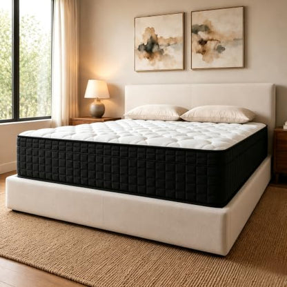 12 Inch Full Mattress in a Box, Medium Plush Feel, Pocket Coils, Fiberglass Free, view 6