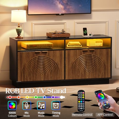 Modern Sideboard Buffet Cabinet with Storage, view 5