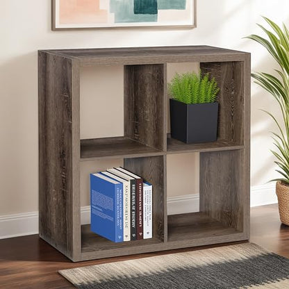 Home Decor Dawes 4 Cabinet Grey Cubby Storage