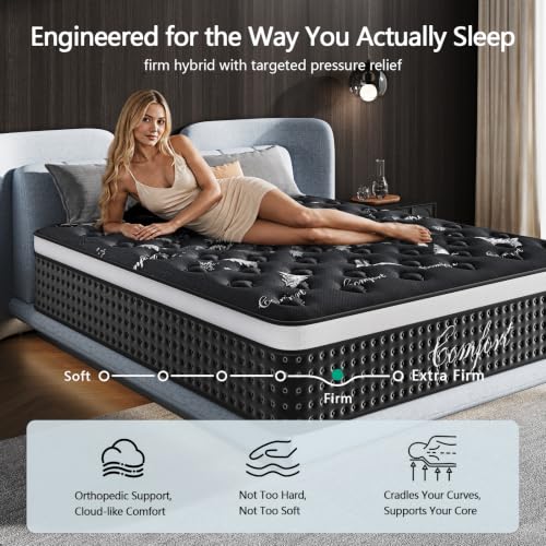 Full Mattress, 12 Inch Full Size Mattress in a Box, view 5