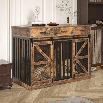 Dog Crate Furniture for Large Dog or 2 Small Dogs, view 2