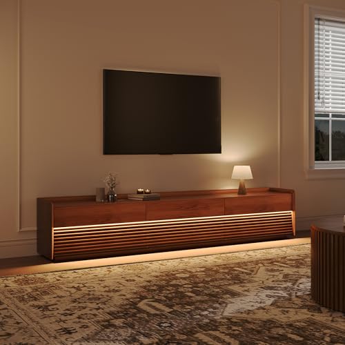 Fully-Assembled Mid Century Modern TV Stand, view 5