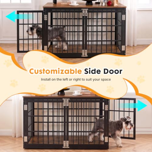 38 Inch Dog Crate Furniture for Small Dogs, view 6
