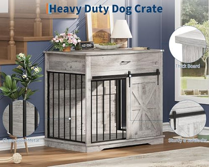 37.8" W Dog Crate Furniture for Small/Medium Dogs, view 5