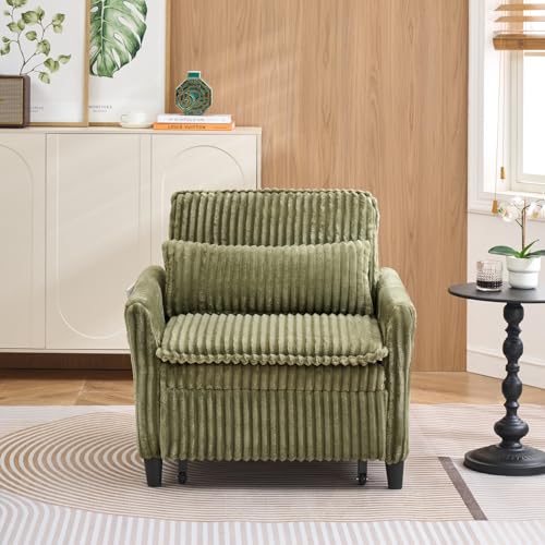 Teddy Convertible Sleeper Chair with Pillow & Adjustable Backrest, view 7