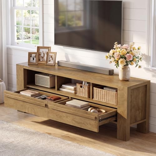 TV Stand with Drawers, 63" Long Media Console for TVs Up to 75", view 5