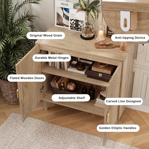 Sideboard Buffet Cabinet with Storage, view 7