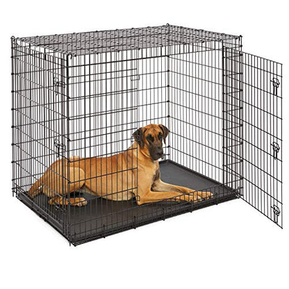 Solutions by Midwest 54-Inch Double Door Crate, Giant Breed Dogs, 100+ lbs, view 5