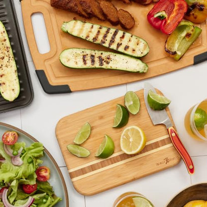 Barbados Small Bamboo Cutting Board, 9 x 6.5 Inches, view 5