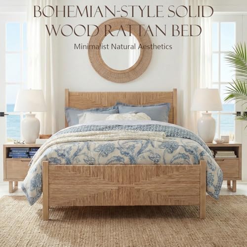 Brafab King Size Rattan Bed Frame, view 4