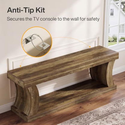 TV Stand for 75 Inch TVs, Entertainment Center with Storage, view 7
