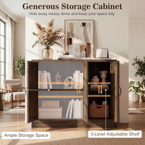 78" Modular Buffet Sideboard Cabinet Set of 2, view 3