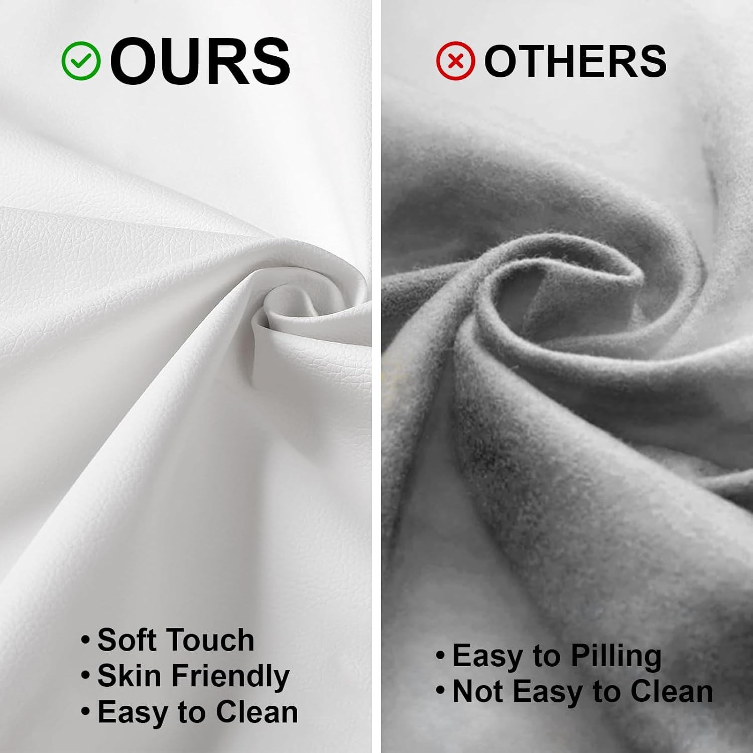 Full Size Bed Frame with 4 Storage Drawers and LED Lights, Upholstered Platform Bed with Adjustable Headboard and Charging Station, Metal Slats Support, No Box Spring Needed,Easy Assembly, White