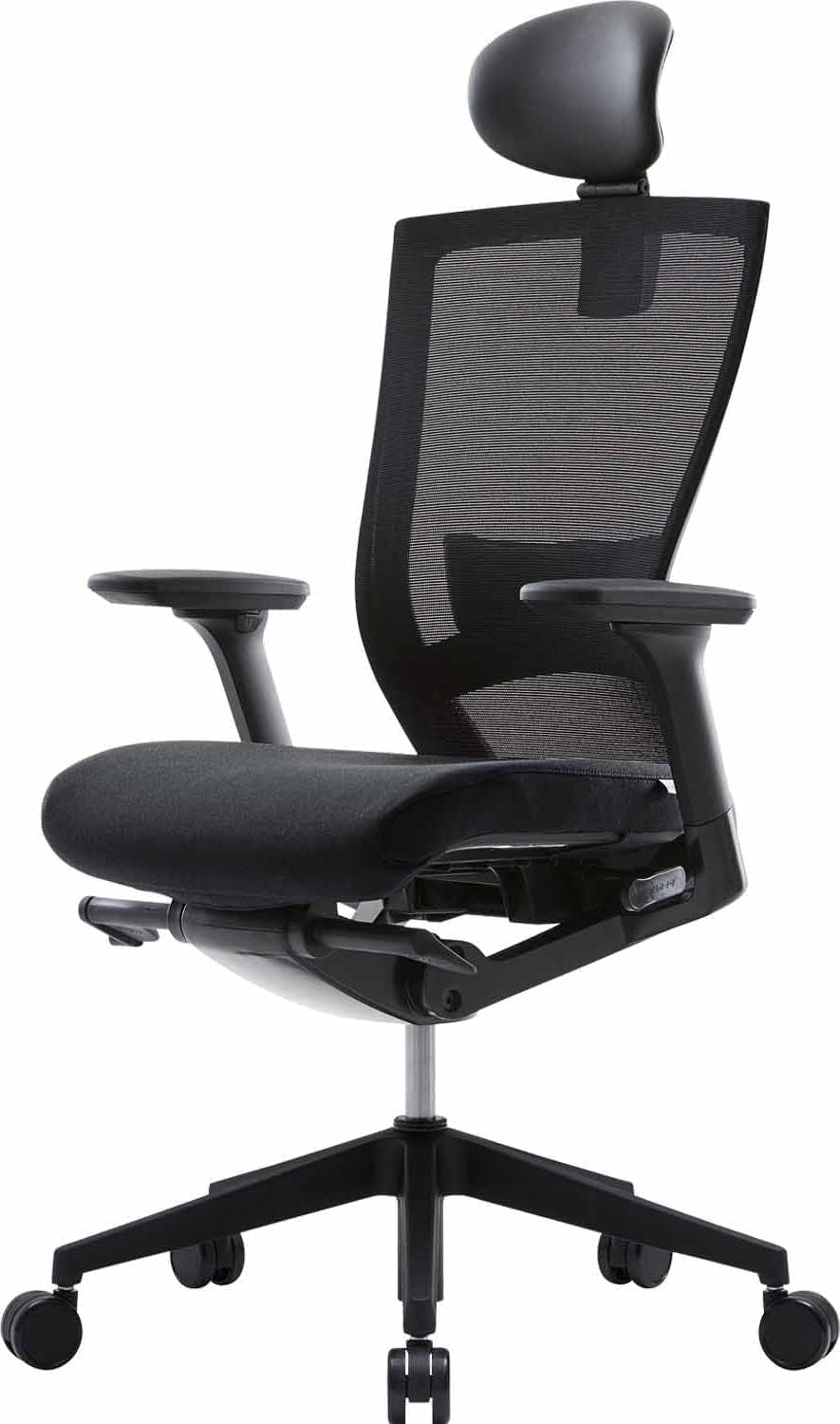 T50 Ergonomic Office Chair : High Performance Home Office Chair with Adjustable Headrest, Lumbar Support, 3D Armrest, Seat Depth, Mesh Back Computer Chair, Alternative Gaming Chair (Black)