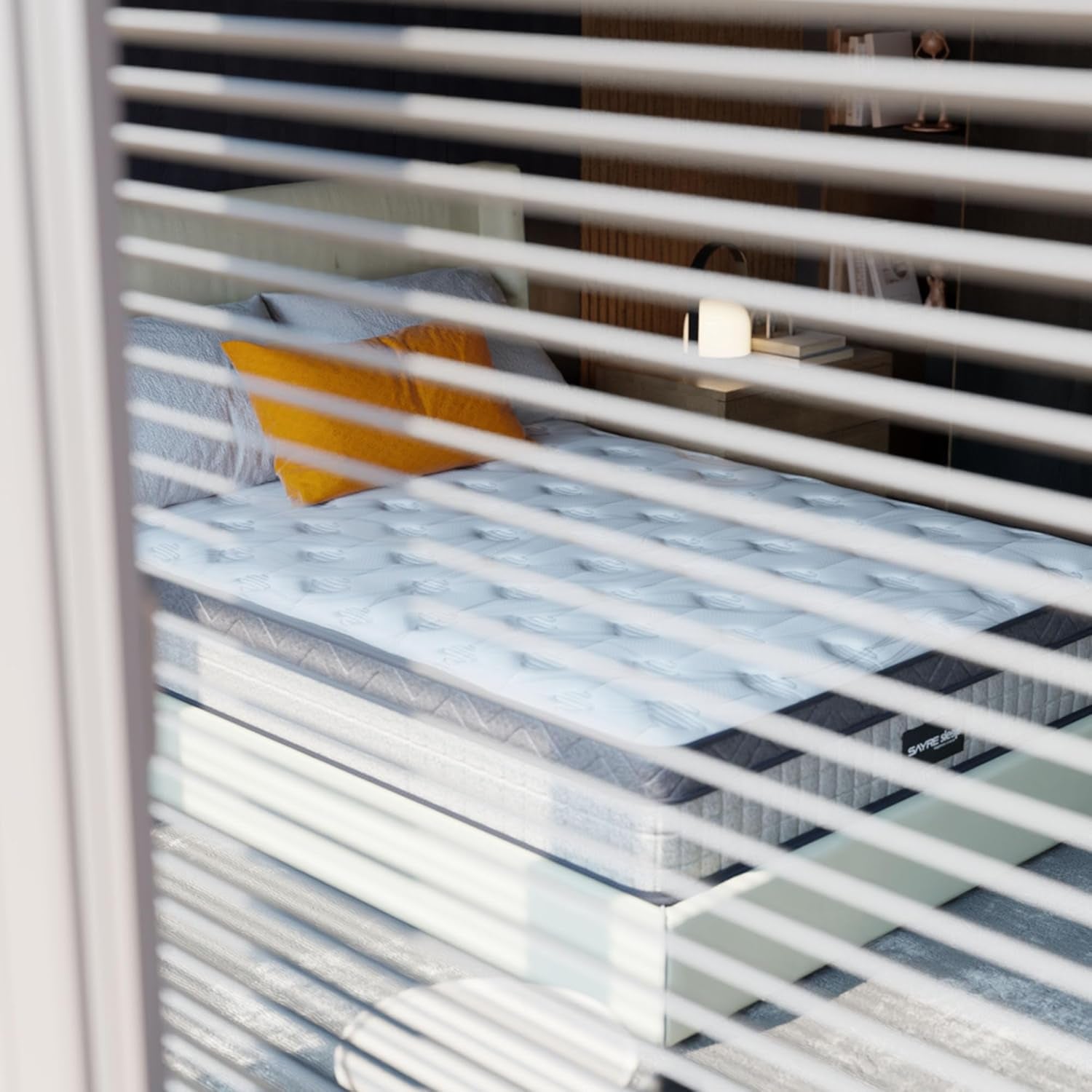 Sayre 12 Inch Queen Memory Foam Mattress in a Box – Cooling Gel Infused, Medium Firm Support, Certipur-Us & Oeko-Tex Certified, Pressure Relief Mattress for Back Pain & Motion Isolation