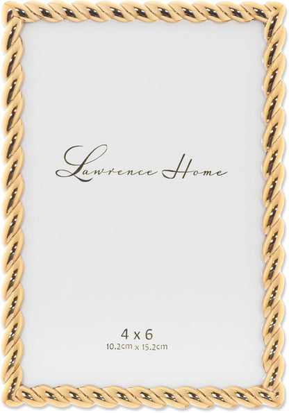 4X6 Golden Rope Picture Frame (712046)
