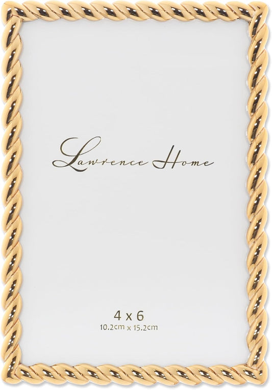 4X6 Golden Rope Picture Frame (712046)