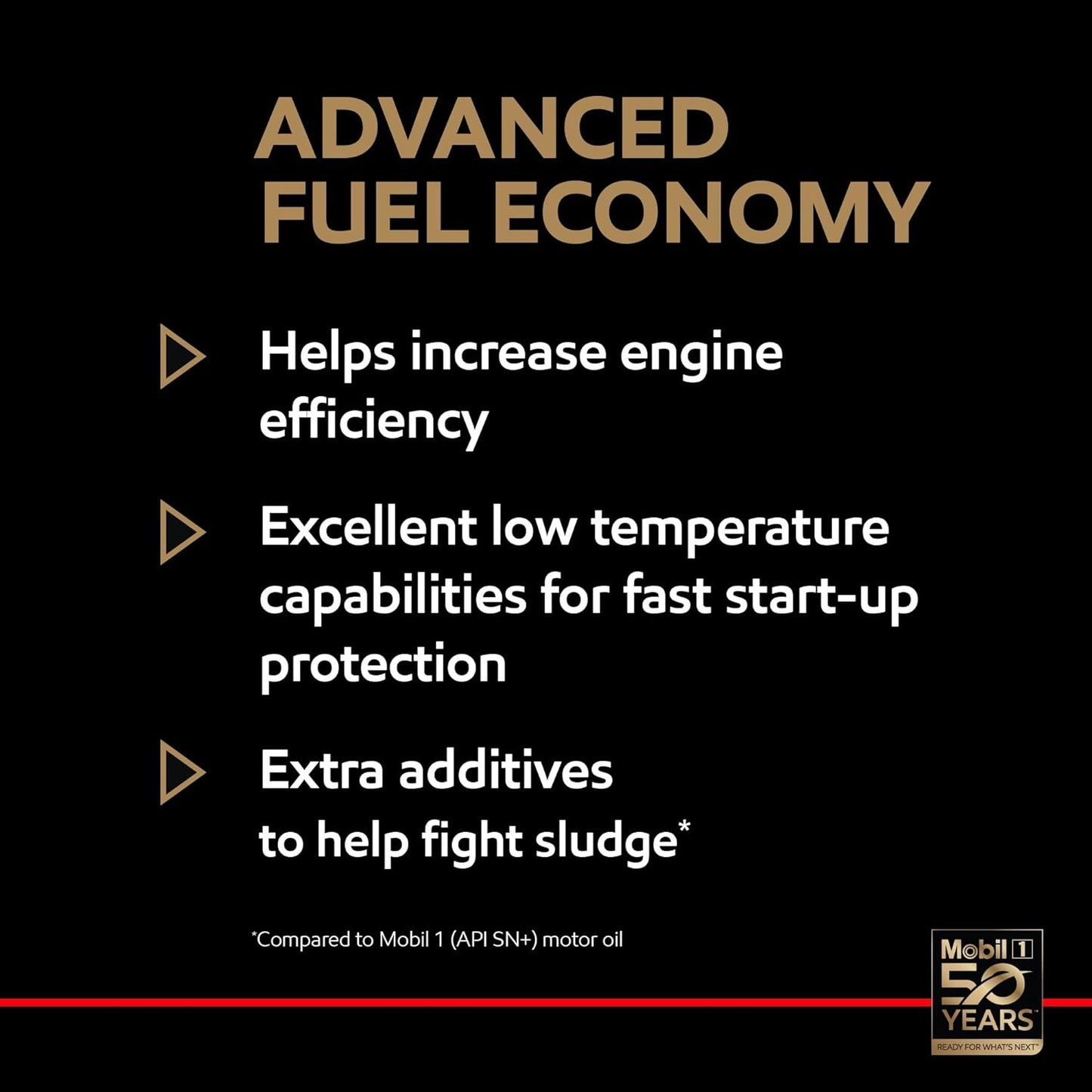 1 Advanced Fuel Economy Full Synthetic Motor Oil 0W-20, 5 Quart
