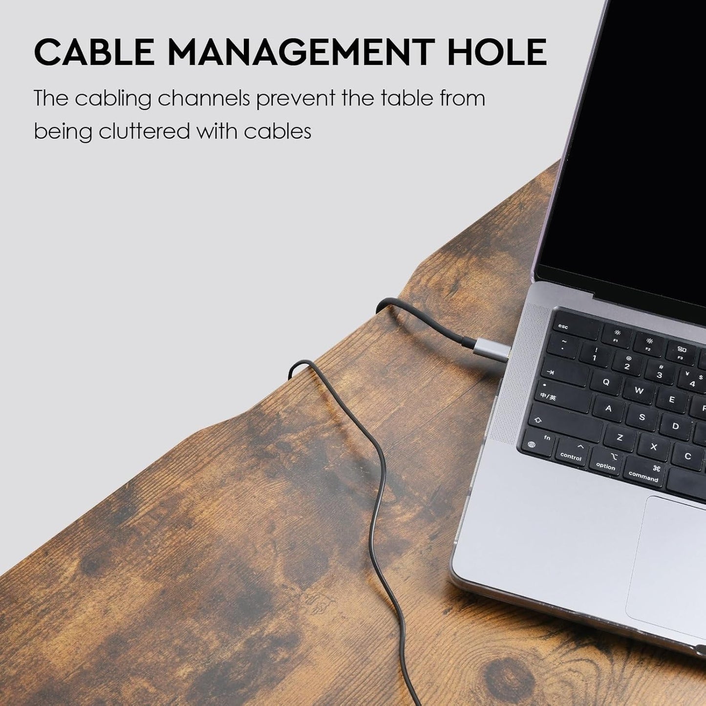 Home Office Desk with Drawers Adjustable Shelves, 59 Inch Writing Desk with File Cabinet, Large Computer Desk with Storage, Rustic Brown