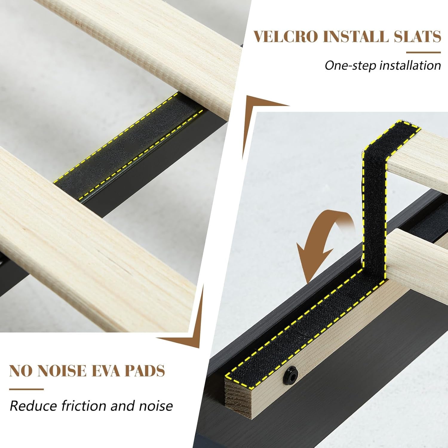 Farmhouse Full Size Bed Frame with Sliding Barn Door Storage, 49" Tall Headboard Wood Bed Frame, Rustic Platform Bed Frame Wooden Slats & Metal Support, No Box Spring Needed, Deep Brown