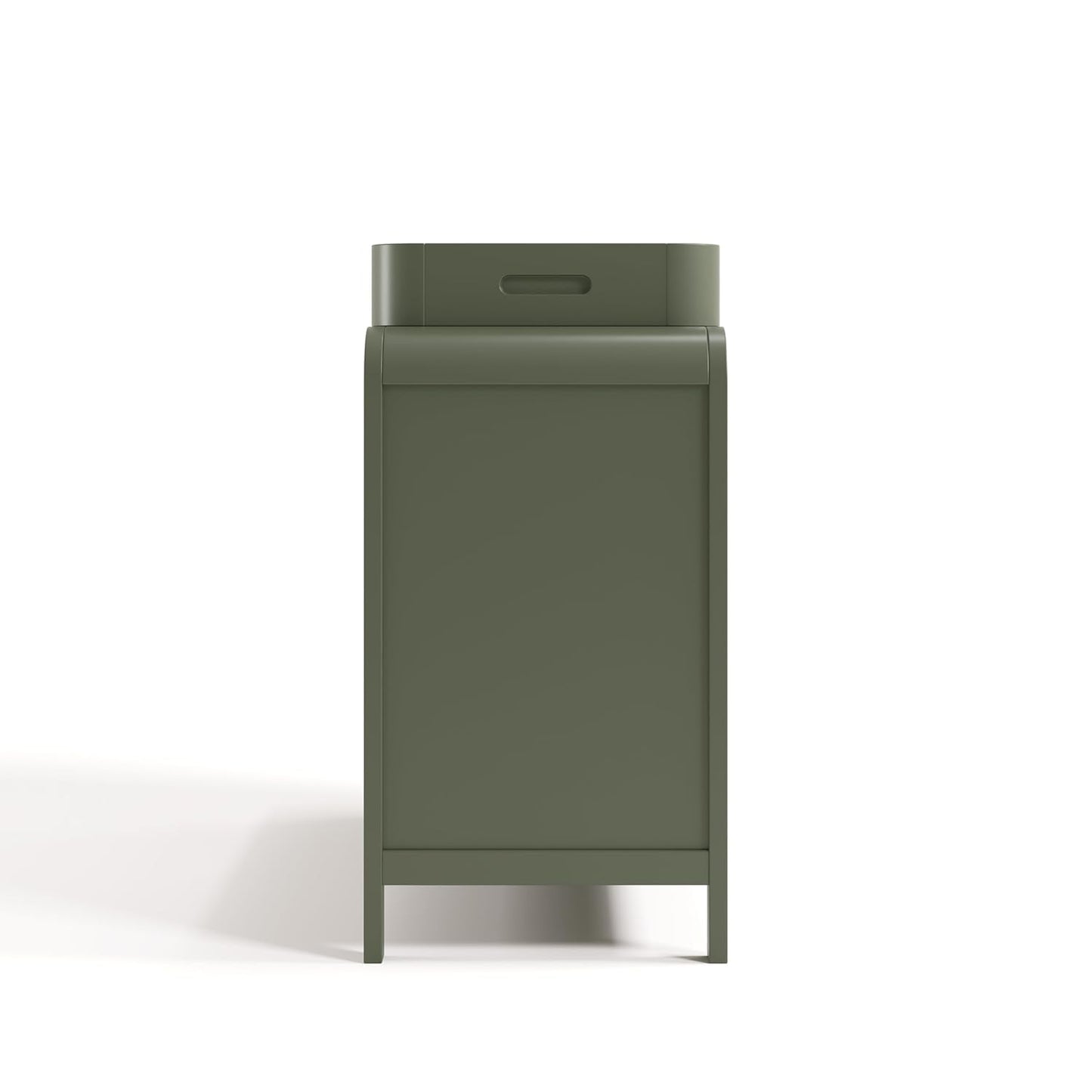 Santos Changing Table (Olive) – GREENGUARD Gold Certified Baby Changing Table, Solid Wood Changing Table for Baby, Removable Changing Topper Fits Standard-Size Changing Pad