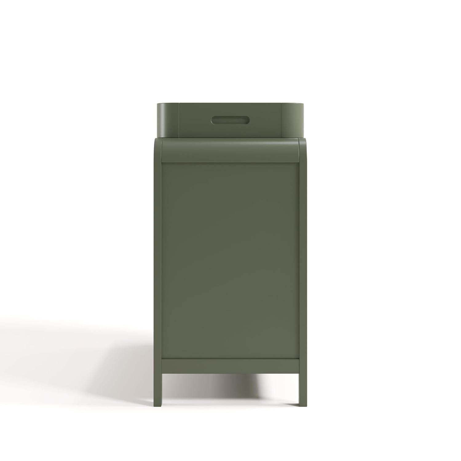 Santos Changing Table (Olive) – GREENGUARD Gold Certified Baby Changing Table, Solid Wood Changing Table for Baby, Removable Changing Topper Fits Standard-Size Changing Pad