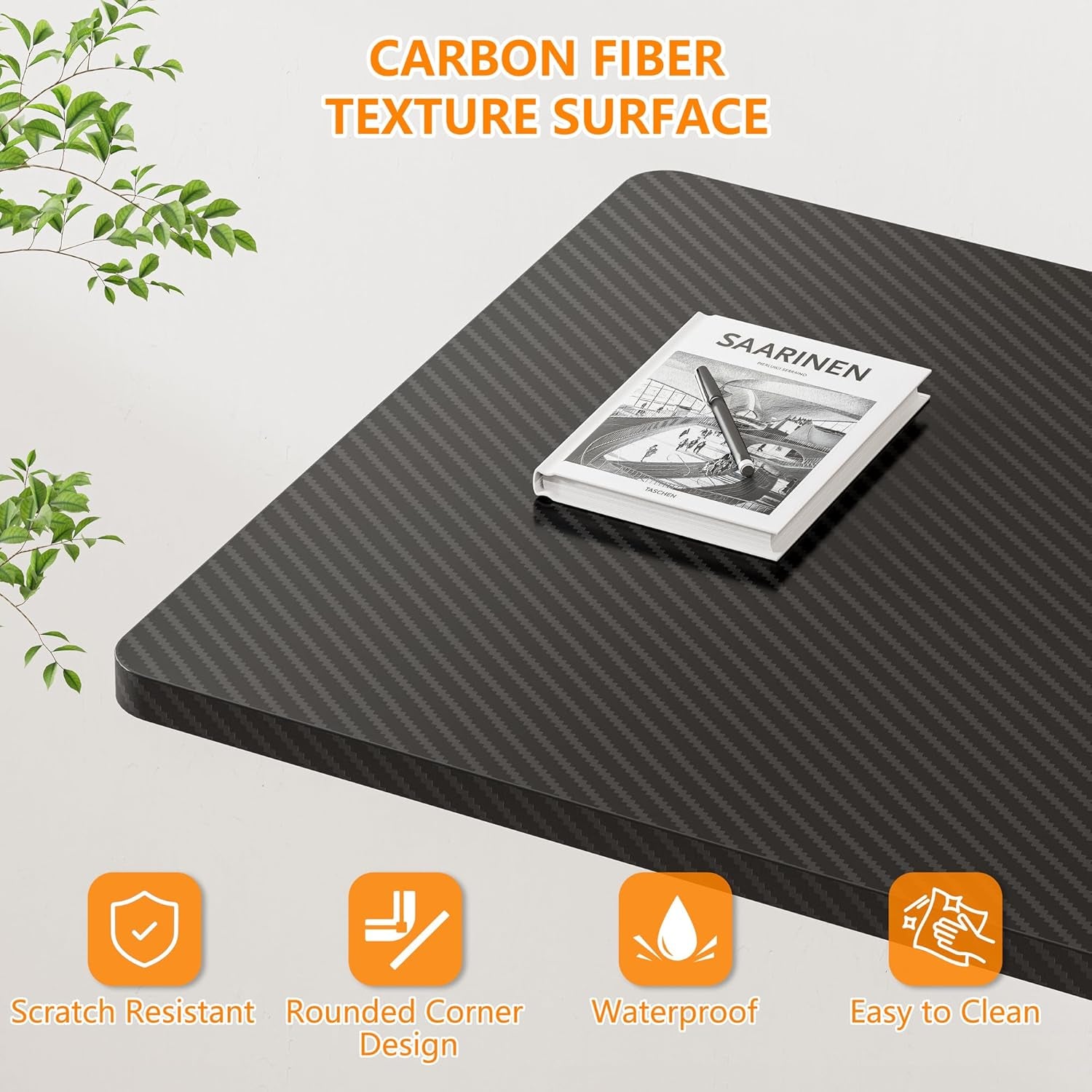 Standing Desk, 32 Inch Portable Small Desk Adjustable Height, Rolling Home Office Desks with Wheels, Sit Stand Desk for Bedroom Walking Pad Home Office Small Space, Black