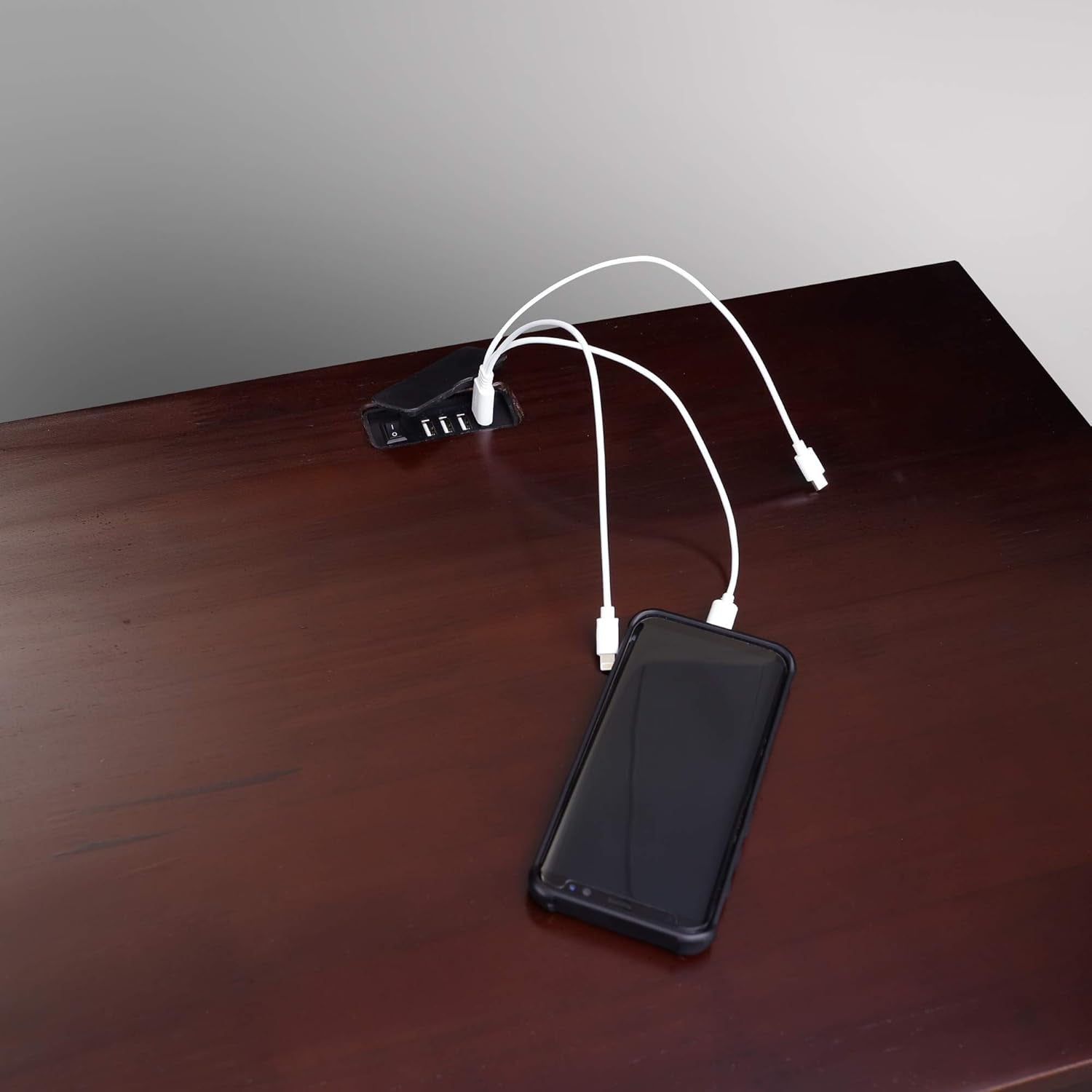 Vanderbilt Nightstand with USB Port- Espresso