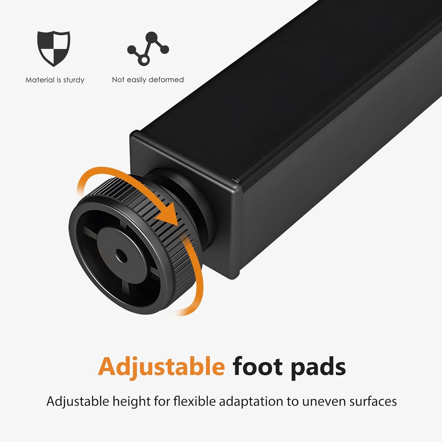 Computer Desk Folding Table 39.4 Inches Writing Desk for Small Space Study Table Laptop Desk No Assembly Required Teak&Black