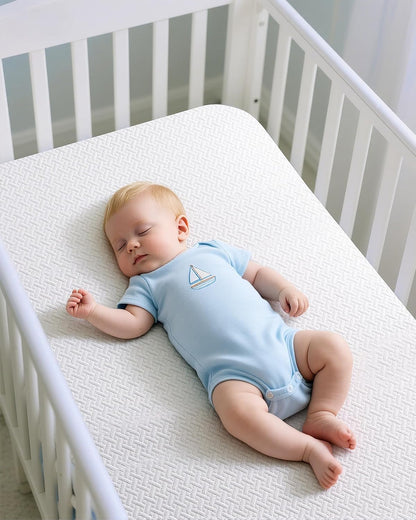 Pack and Play Mattress 38"X26", Pack N Play Mattresses for Playpens, Dual-Layer Mini Crib Mattress with Waterproof Washable Breathable Cover for Infants and Toddlers