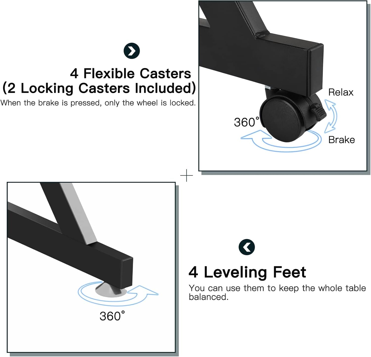Computer Desk for Small Spaces, 27.5 Inch Small Computer Desk, 3 Tier Compact Desk with Monitor Shelf and Bottom Storage Shelves, Space Saving Desk, Black