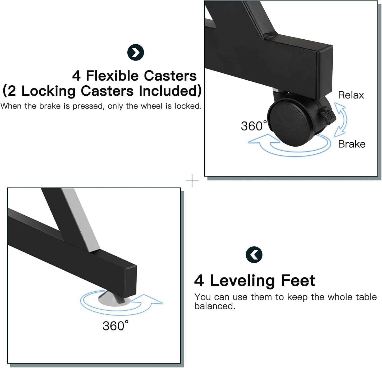 Computer Desk for Small Spaces, 27.5 Inch Small Computer Desk, 3 Tier Compact Desk with Monitor Shelf and Bottom Storage Shelves, Space Saving Desk, Black