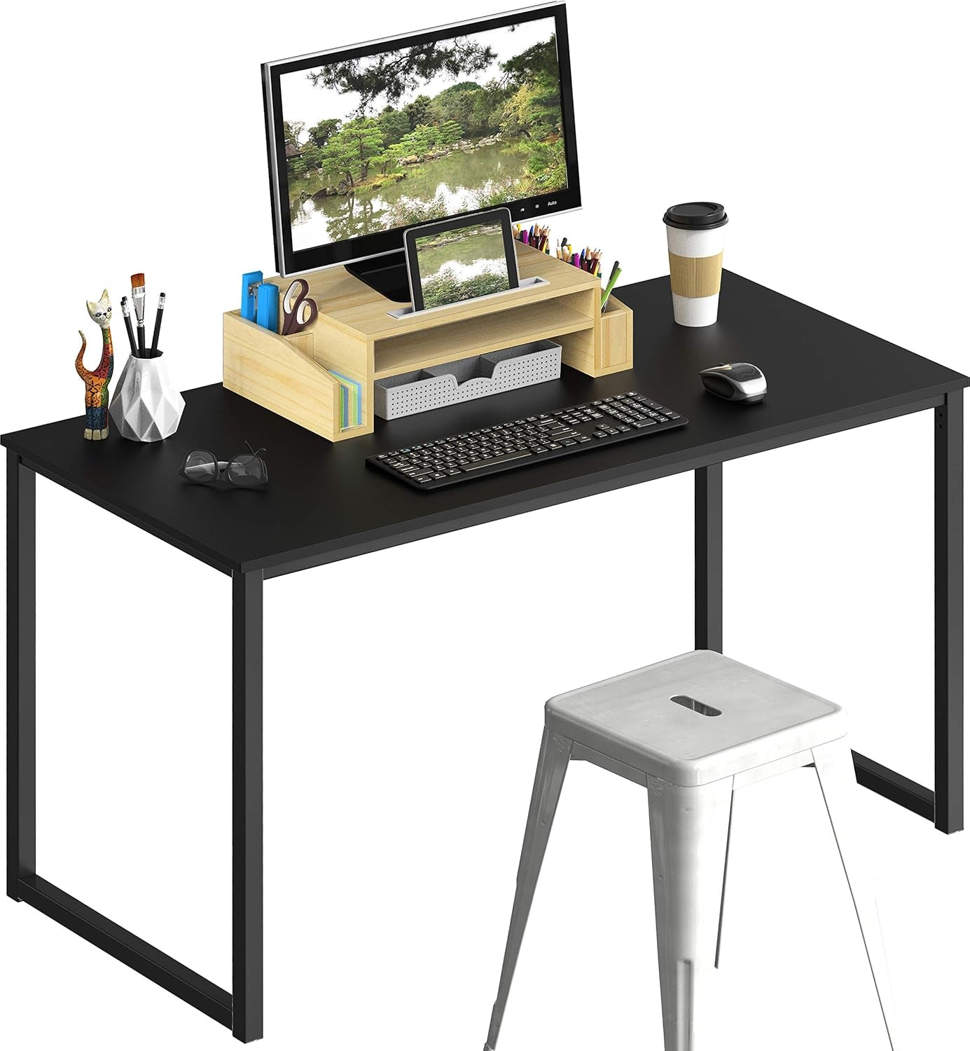 Mission 40-Inch Home Office Computer Desk, Black