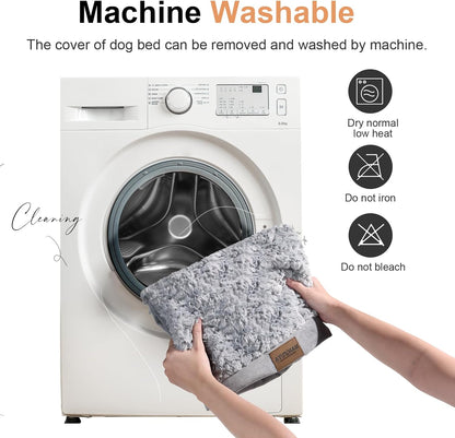 Large Dog Bed Orthopedic Washable: Beds Bolster XL Bed Large Big Dogs Memory Foam Couch Sofa Waterproof with Removable Cover