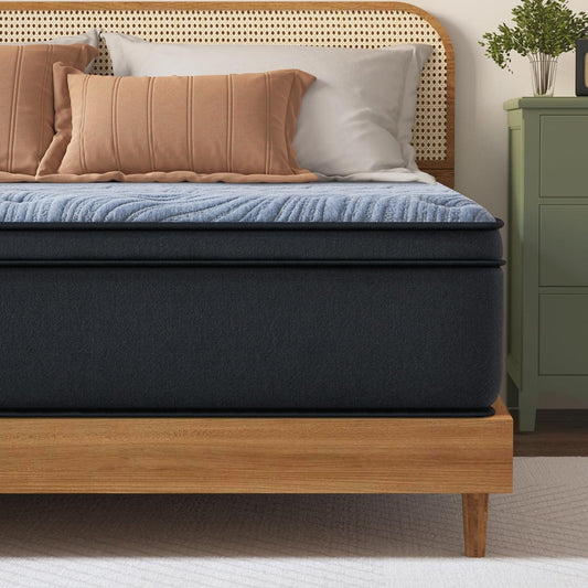 Queen Size Mattress, 12 Inch Medium Firm Memory Foam Bed in a Box with Supportive Pressure Relief & Breathable Soft Cover