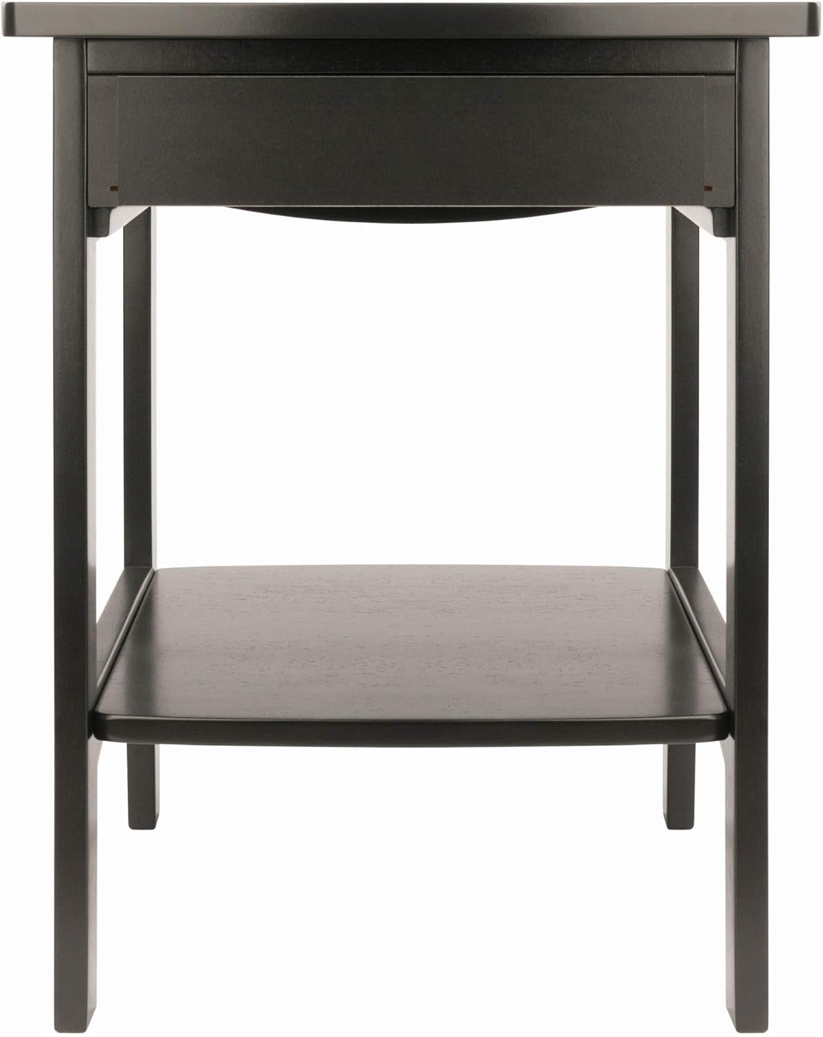 Claire Accent Table, 18 In, Black