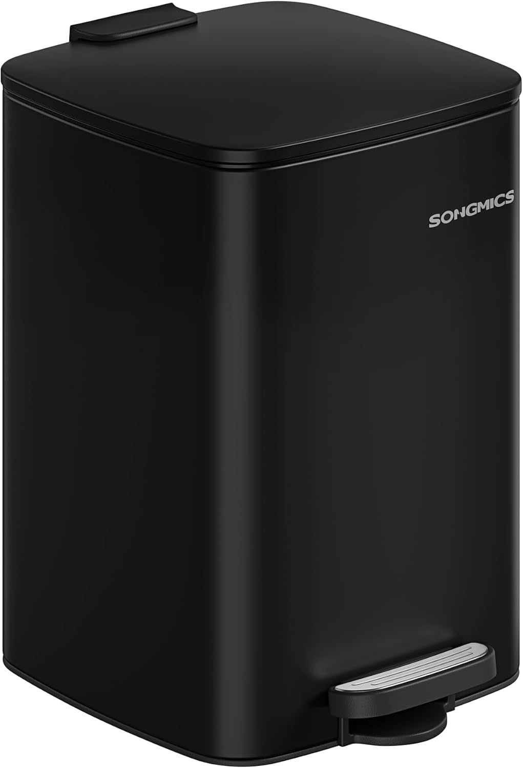 Kitchen Trash Can, 8-Gallon (30 L) Trash Bin, Stainless Steel Garbage Can, with Inner Bucket, Soft Close and Stays Open, Metallic Silver ULTB593E01