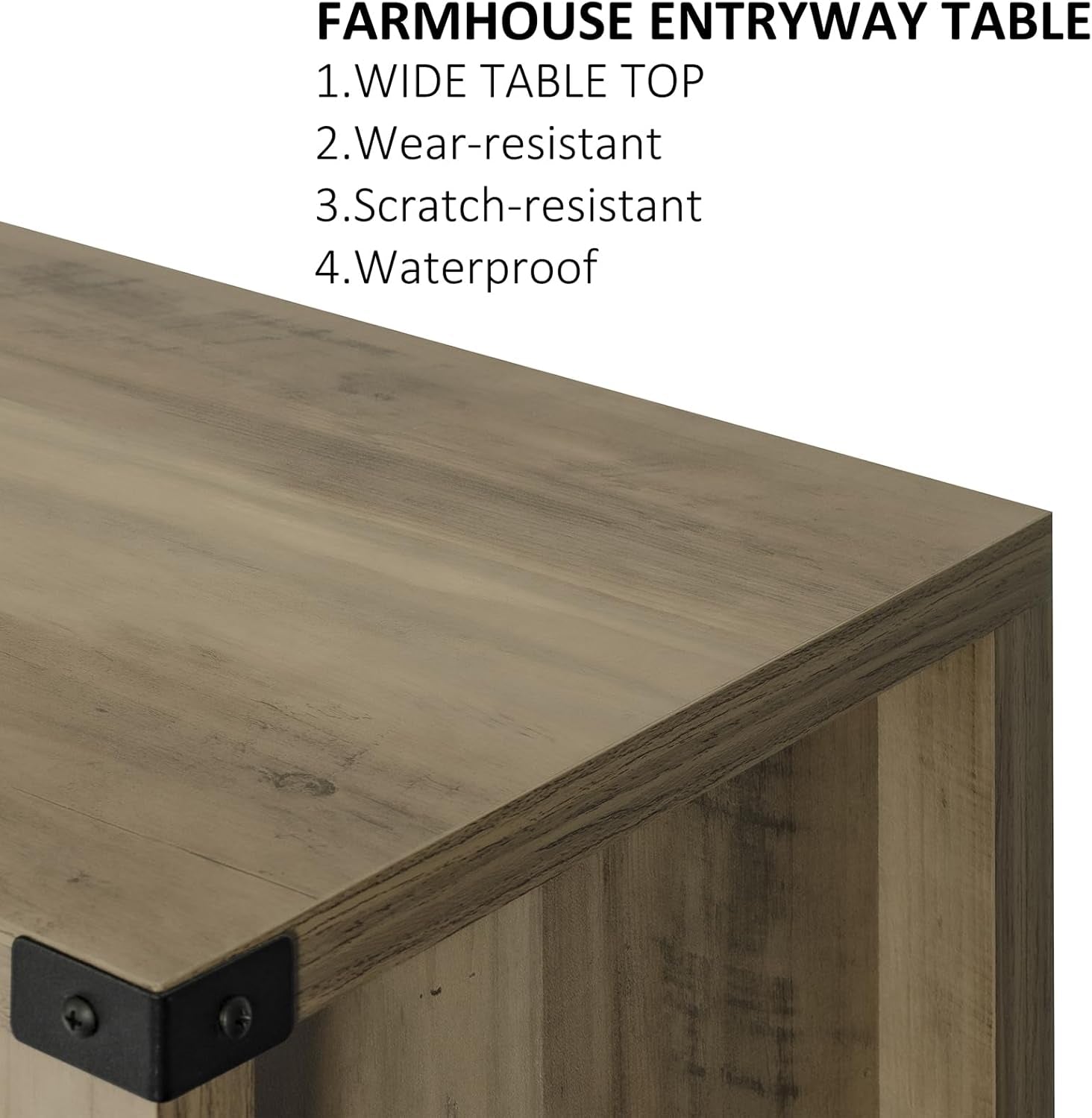 Sofa Table Console Table,Coffee Bar Cabinet,31.5 L X 13.8 D X 34.65 H Entryway Table with 2 Storage Cabinets,Farmhouse Foyer Table,Buffet Sideboard for Kitchen,Hallway (Rustic Brown)