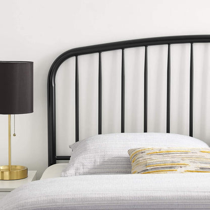 MOD-6151-BLK Nova King Metal Headboard, Black