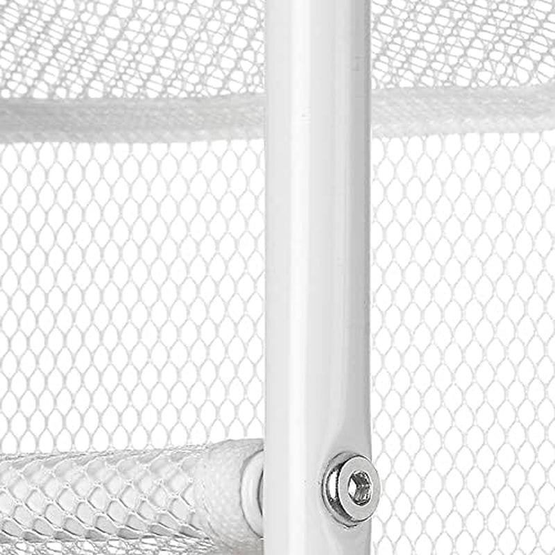 36 Pair over the Door Shoe Organizer, 12 Tier Hanging Shoe Organizer, Heavy Duty Metal & Mesh Shoe Holder, Hanging Shoe Rack for Closet Organizer & Storage, 69"L X 21.7"W X 7.5"H, White