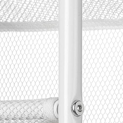 36 Pair over the Door Shoe Organizer, 12 Tier Hanging Shoe Organizer, Heavy Duty Metal & Mesh Shoe Holder, Hanging Shoe Rack for Closet Organizer & Storage, 69"L X 21.7"W X 7.5"H, White