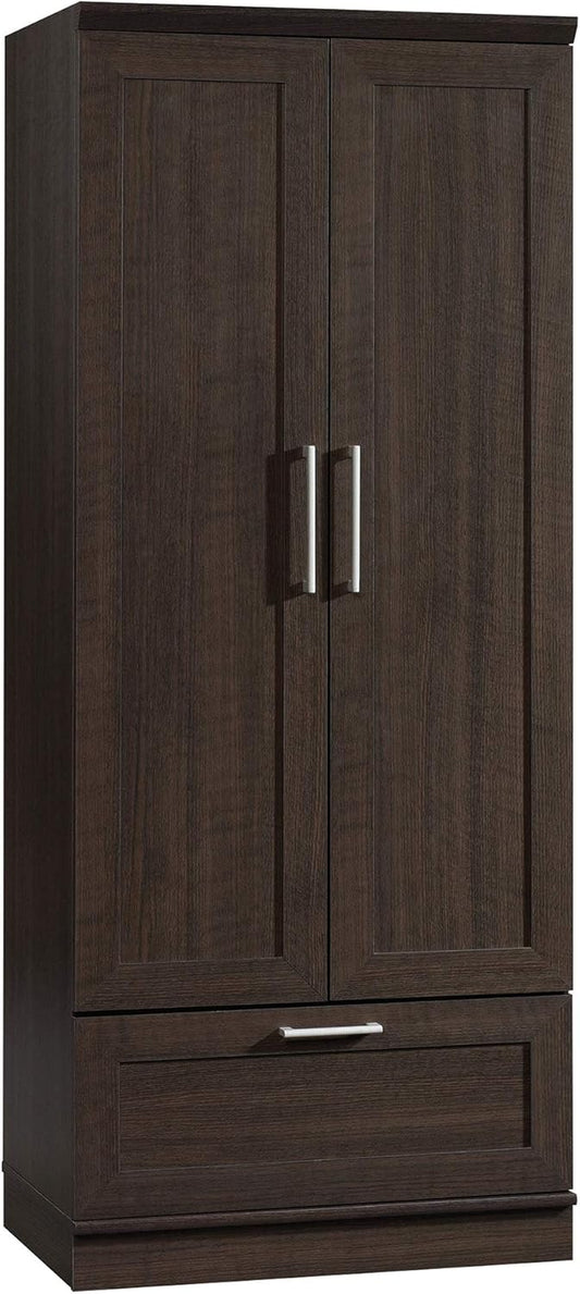 Homeplus Wardrobe/Pantry Cabinets, L: 28.98" X W: 20.95" X H: 71.18", Dakota Oak