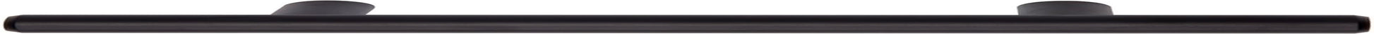 Euro Bar Cabinet Handles, Drawer Pulls, 5.38-Inch Length, 3-Inch Hole Center, 1/2-Inch Diameter, Matte Black, 10-Pack, AB1500-FB-10