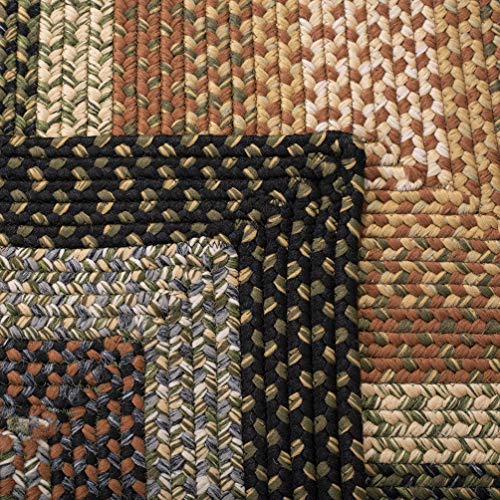 SAFAVIEH Braided Indoor/Outdoor Washable Accent Rug 2'6"x5', Multi BRD308A | 1/4" Pile, Machine Washable, Easy Care, Polypropylene Fibers, Handwoven, Hallway, Kitchen, Entryway, Mudroom
