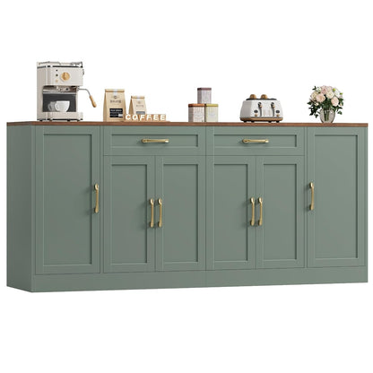 71” Large Buffet Cabinet with Storage, Sideboard Cabinet