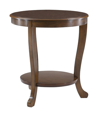 Powell Sabine Hazelnut Modern Classic Side Table