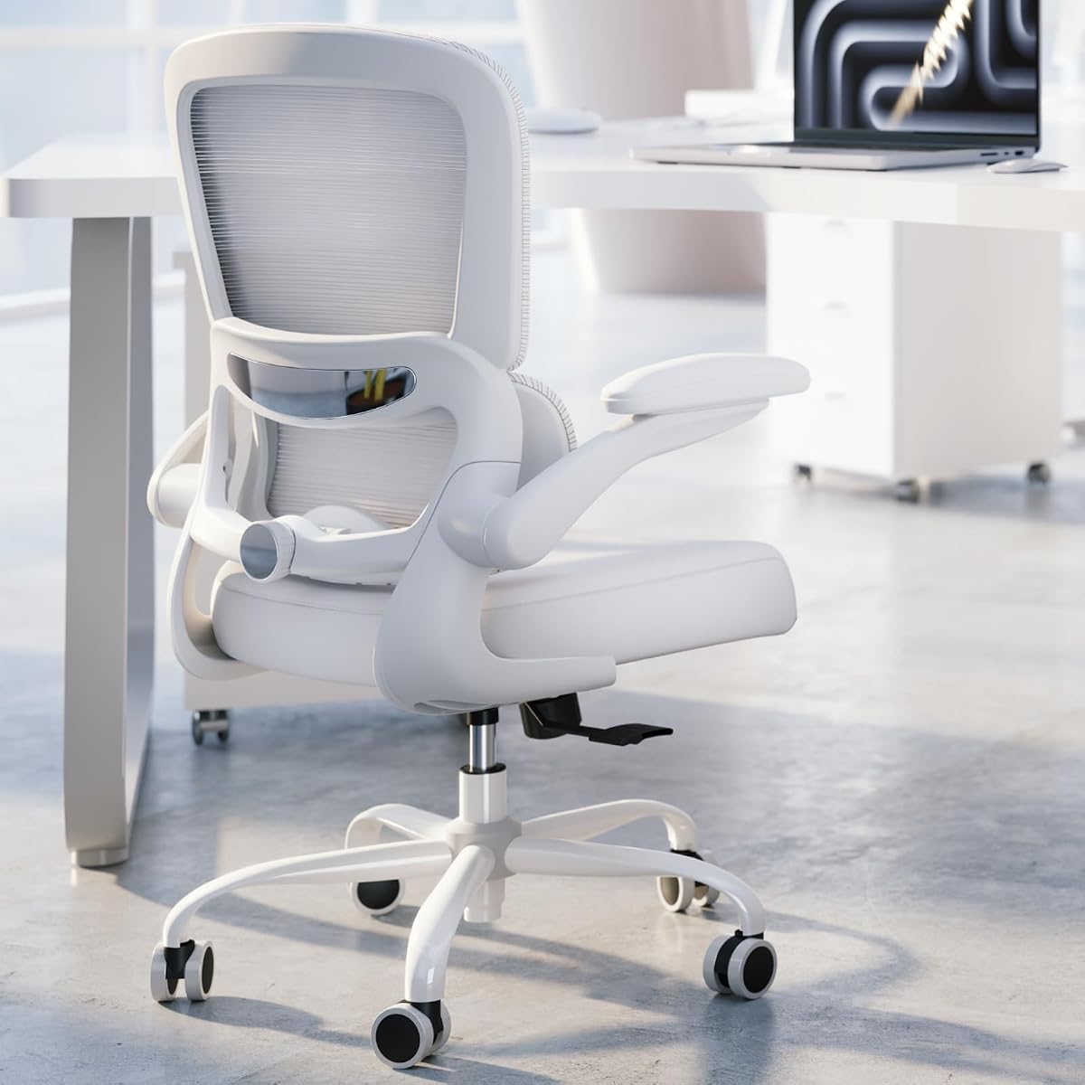 Office Chair, Ergonomic Desk Chair with Adjustable Lumbar Support