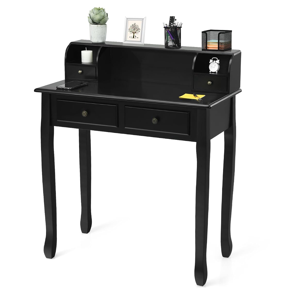 Writing Desk with 4 Drawers